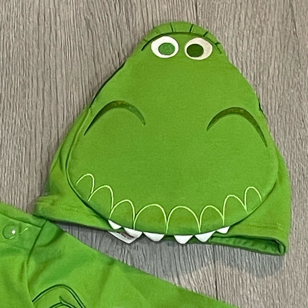 NEW Walt Disney Baby Bodysuit / Costume for Baby - Toy Story - Rex - Pick a Size - Picture 2 of 11